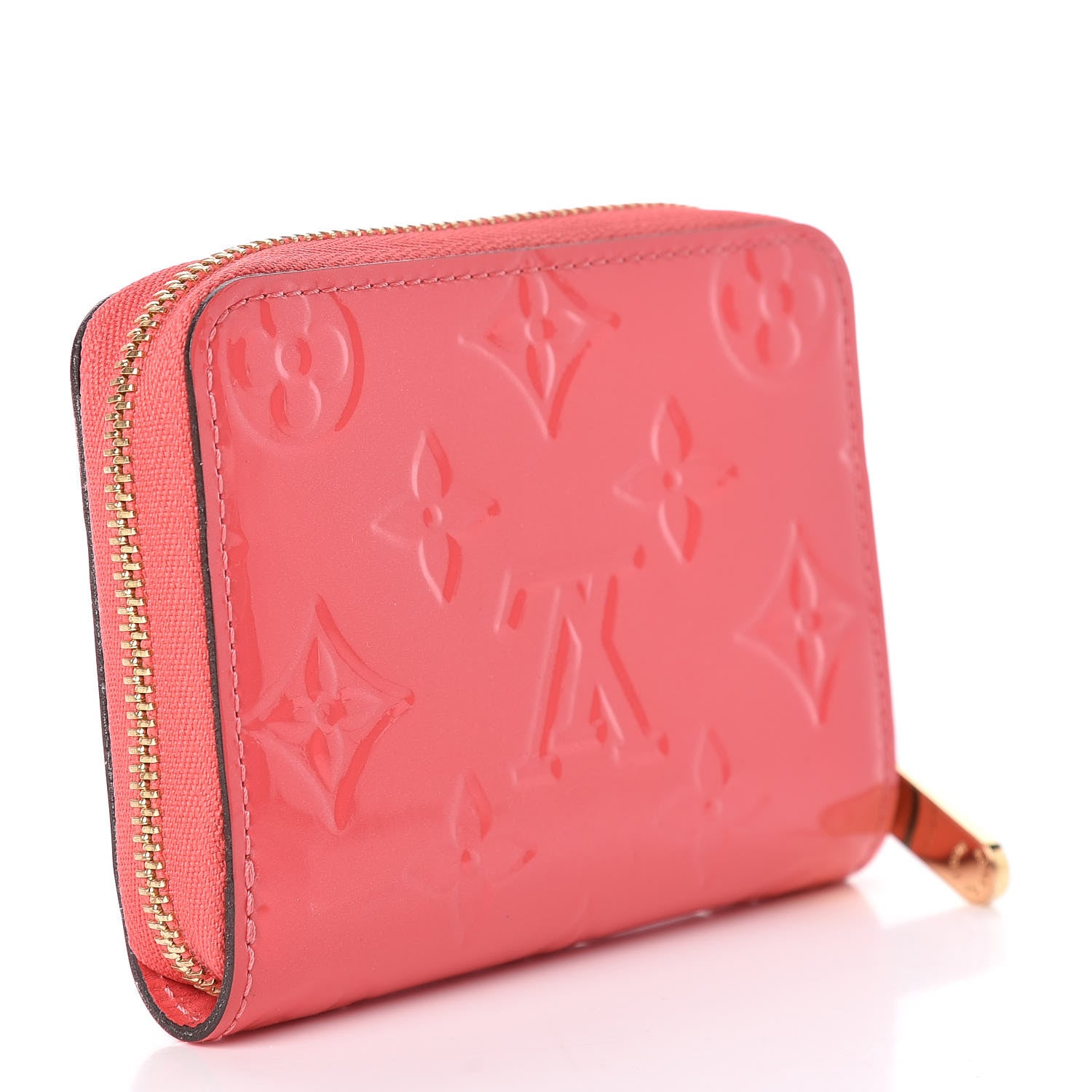 Louis Vuitton Vernis Zippy Coin Purse Rose Litchi 3 of 12