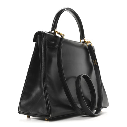 Hermes Box Kelly Retourne 28 Black 3 of 10