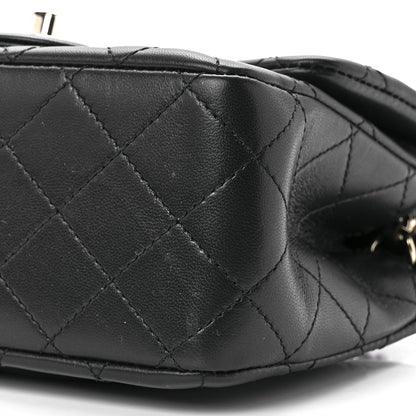 Chanel Lambskin Quilted Enamel Mini Pearl Crush Flap Black 9 of 12