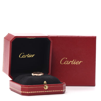 Cartier 18K Pink Gold 3.5mm LOVE Wedding Band Ring 56 7.5 5 of 5