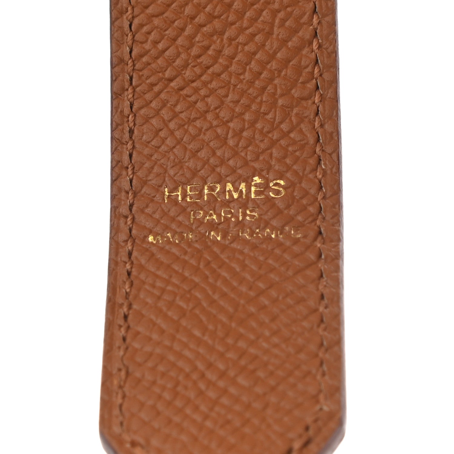 Hermes Epsom 25mm Tressage Shoulder Strap Abricot Rose Azalee Gold 3 of 6