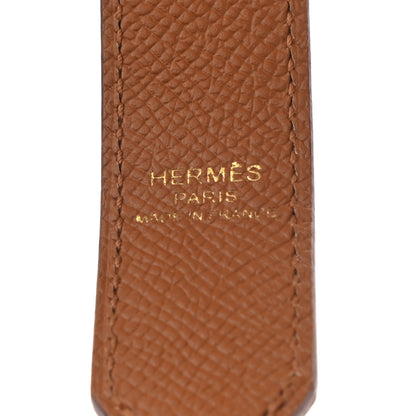 Hermes Epsom 25mm Tressage Shoulder Strap Abricot Rose Azalee Gold 3 of 6