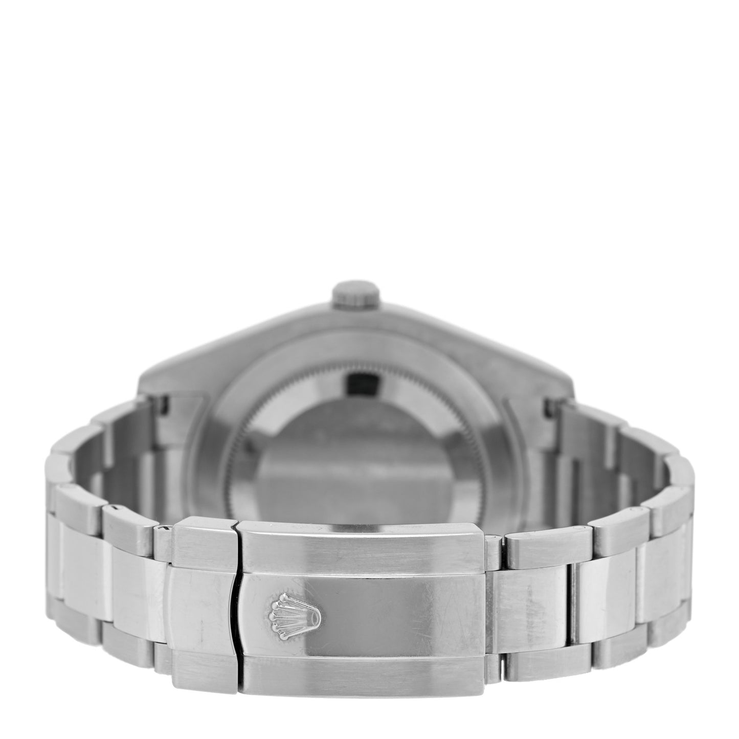 Stainless Steel 18K White Gold 41mm Oyster Perpetual Datejust Watch Blue 116334