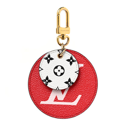 Louis Vuitton Monogram Giant Bag Charm Key Holder Rouge 1 of 3