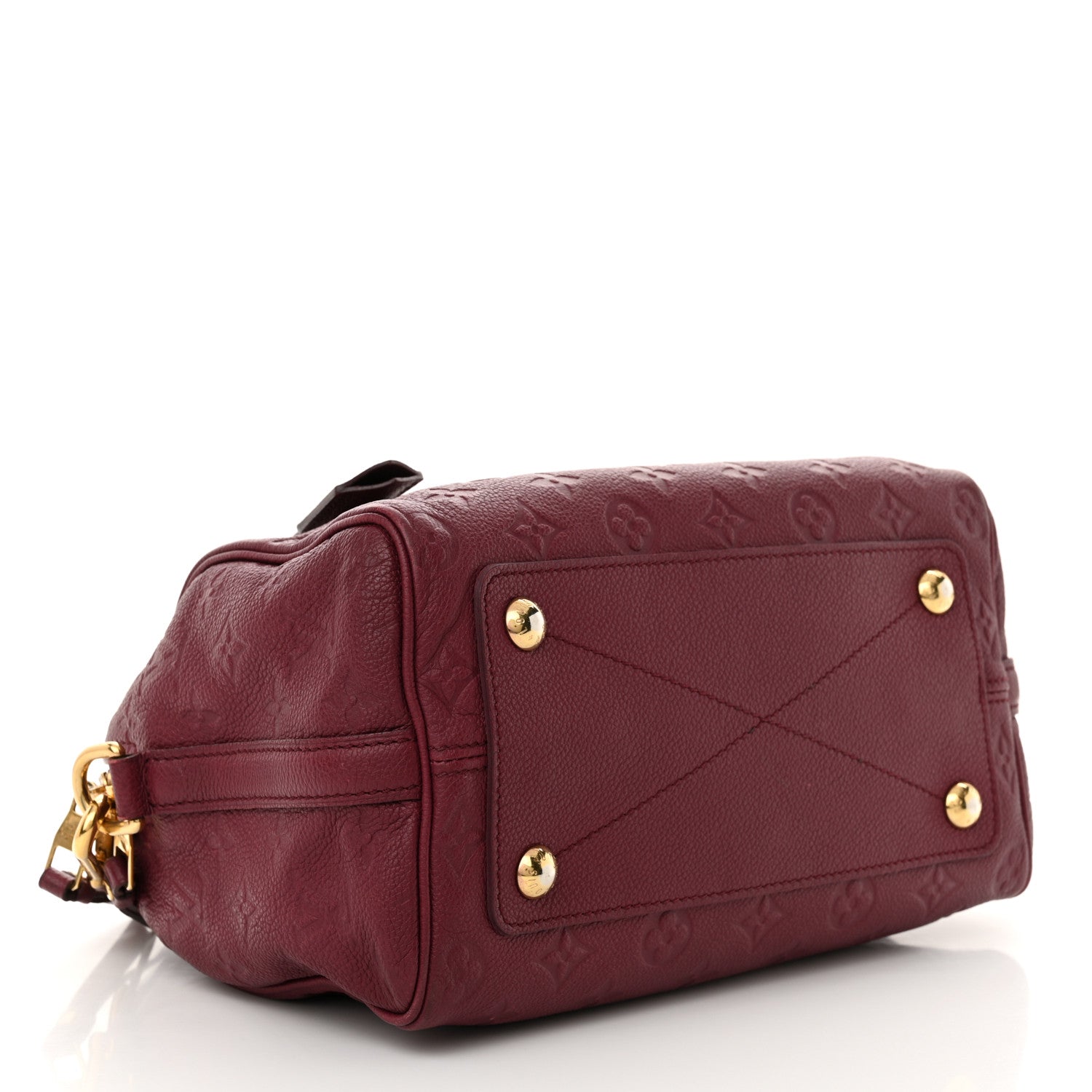 Louis Vuitton Empreinte Monogram Speedy Bandouliere 25 Wine 4 of 11