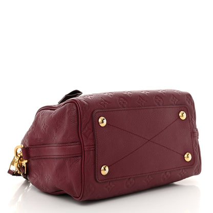 Louis Vuitton Empreinte Monogram Speedy Bandouliere 25 Wine 4 of 11