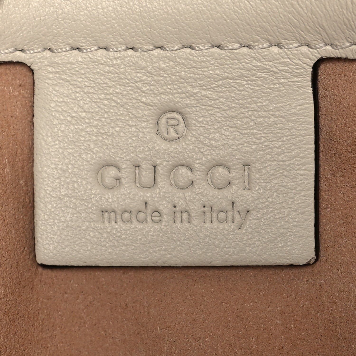 Gucci Calfskin Matelasse Small GG Marmont Shoulder Bag White 6 of 11