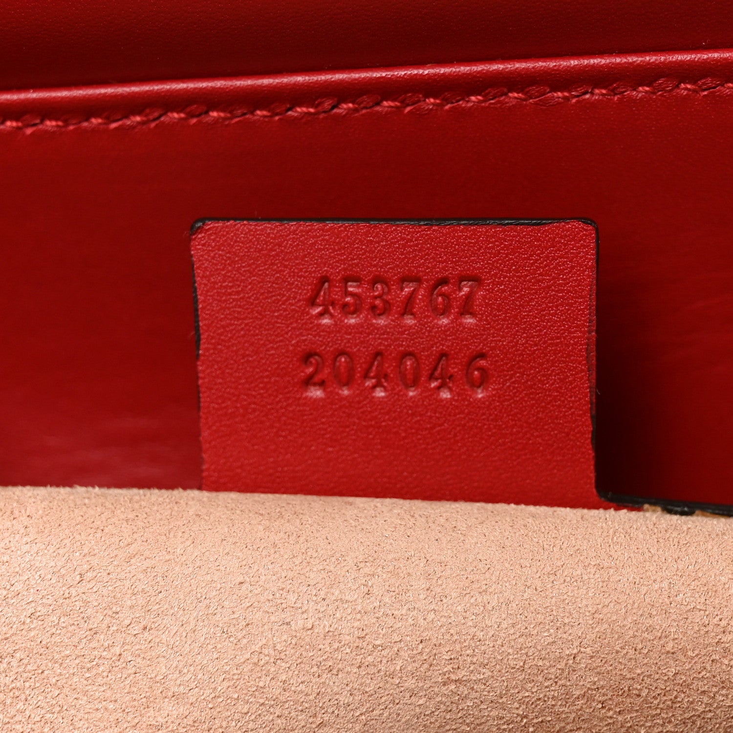 Gucci Nappa Bamboo Small Nymphaea Top Handle Bag Hibiscus Red 7 of 10