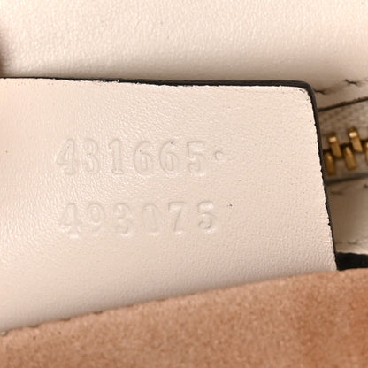 Gucci Calfskin Web Medium Sylvie Top Handle Bag White 7 of 10