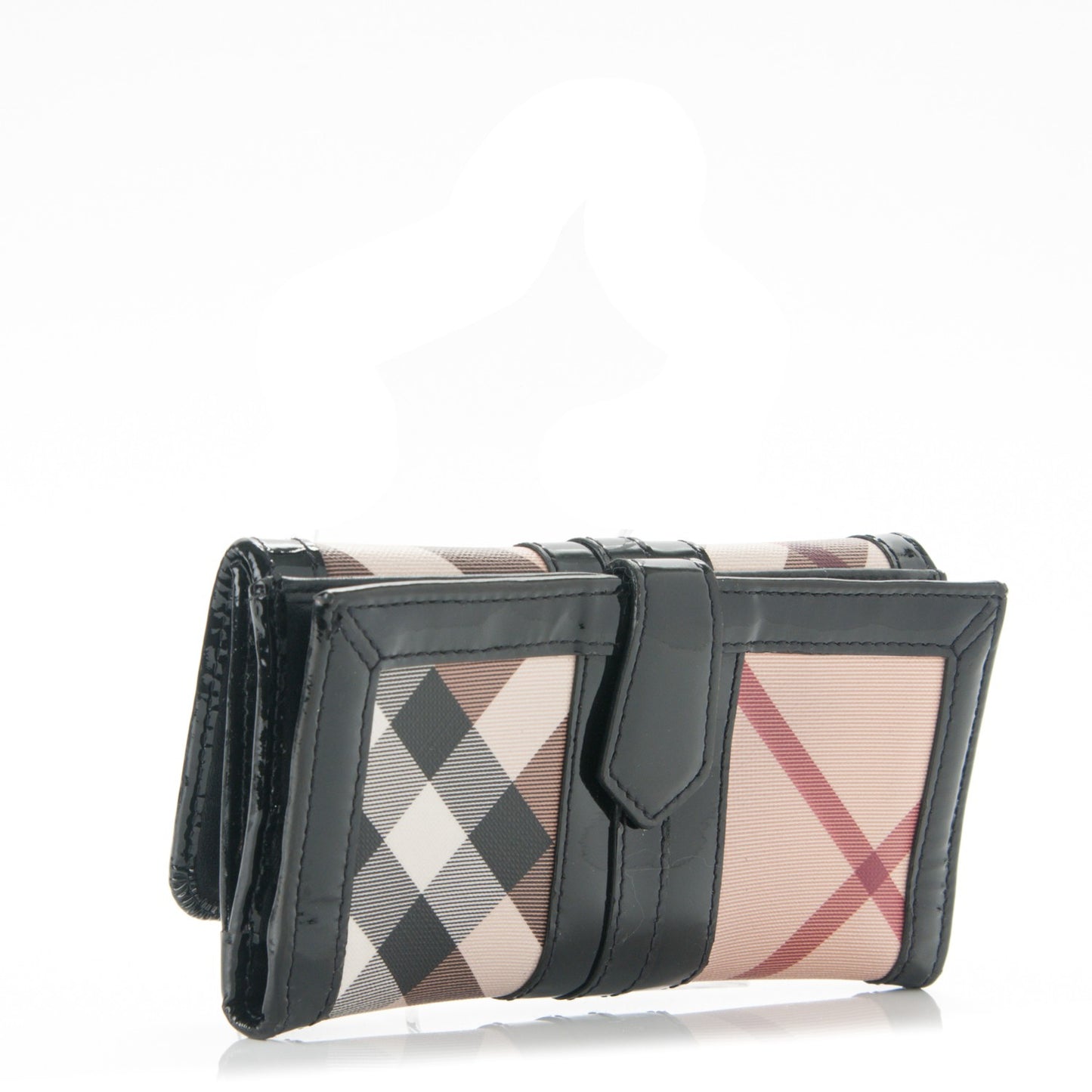 Supernova Check Penrose Continental Wallet Black