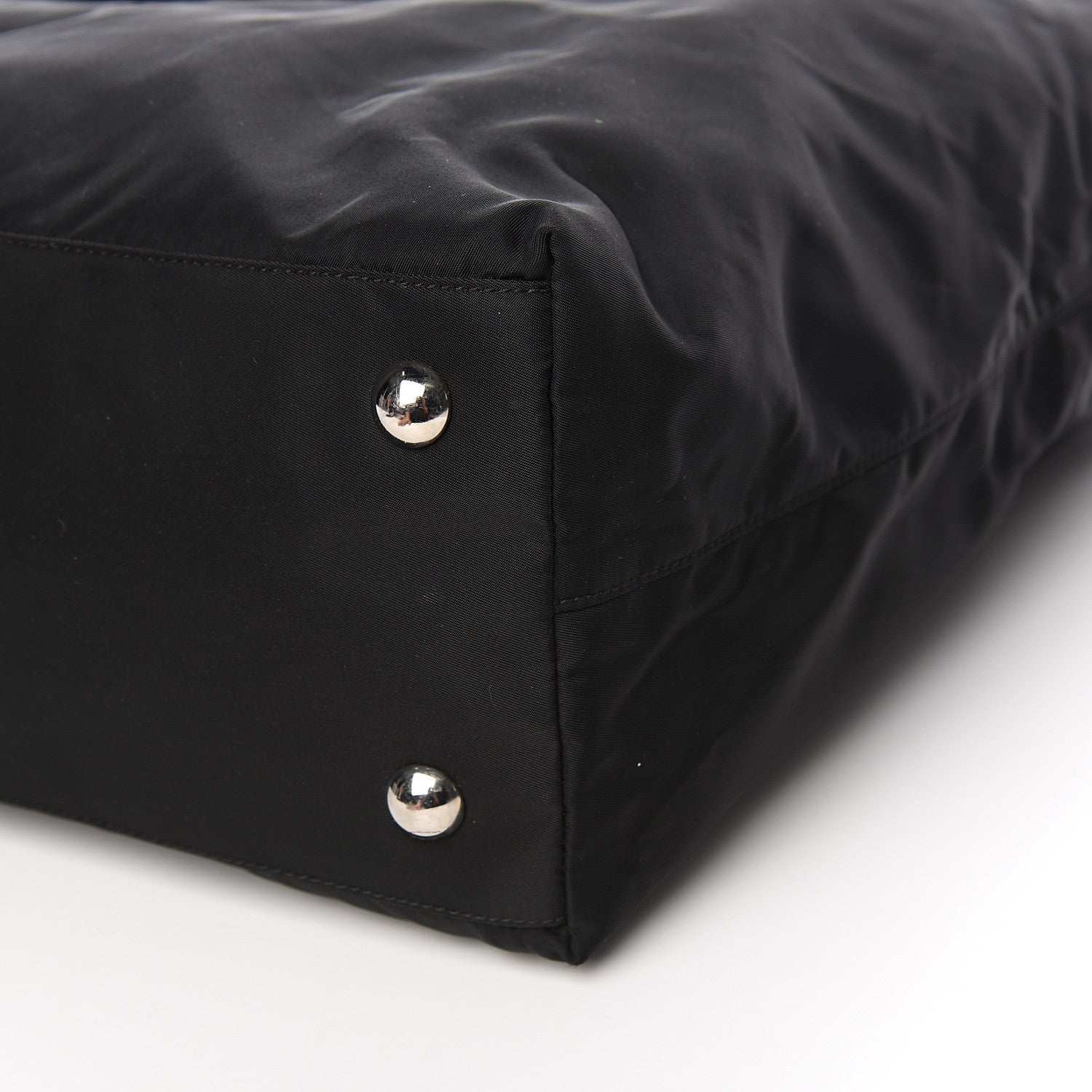 Prada Tessuto Nylon Logo Tote Black 7 of 8