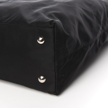 Prada Tessuto Nylon Logo Tote Black 7 of 8