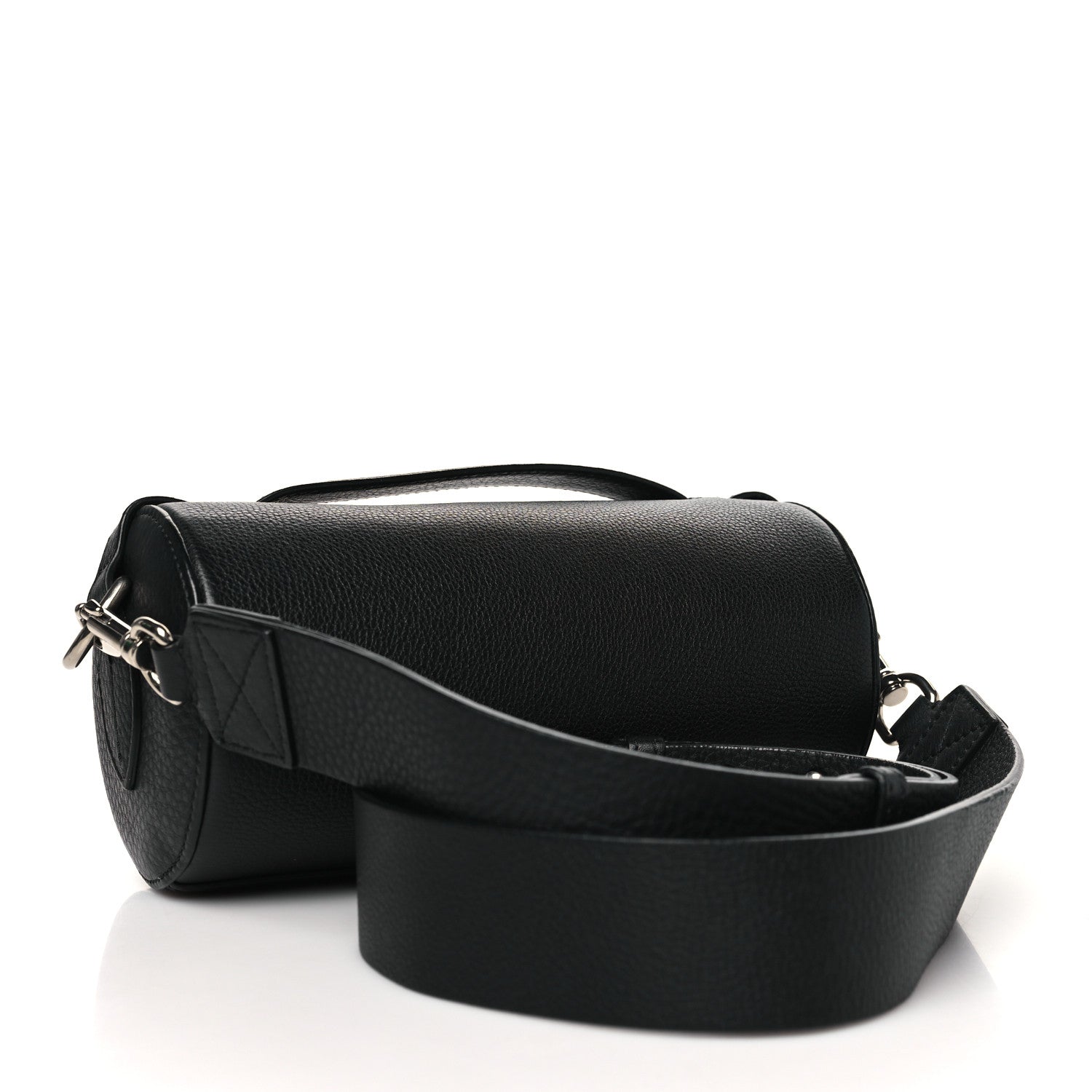 Burberry Calfskin The Barrel Bag Black 3 of 9
