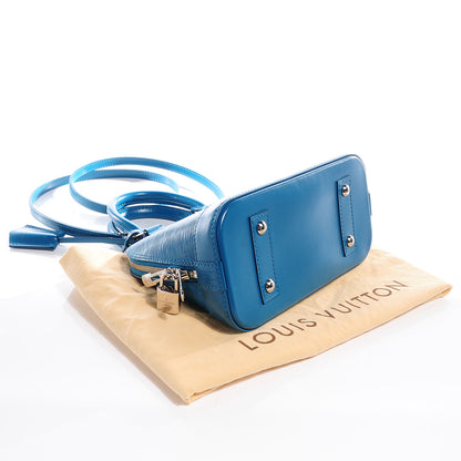 Louis Vuitton Epi Alma BB Cyan 4 of 7