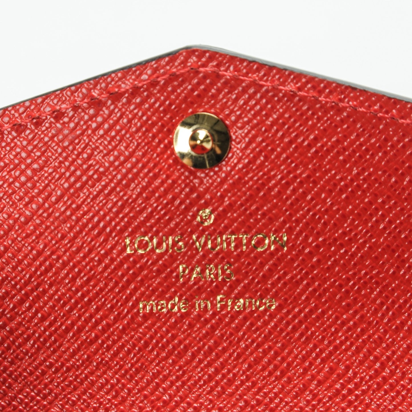 Monogram Sarah Multicartes Coquelicot