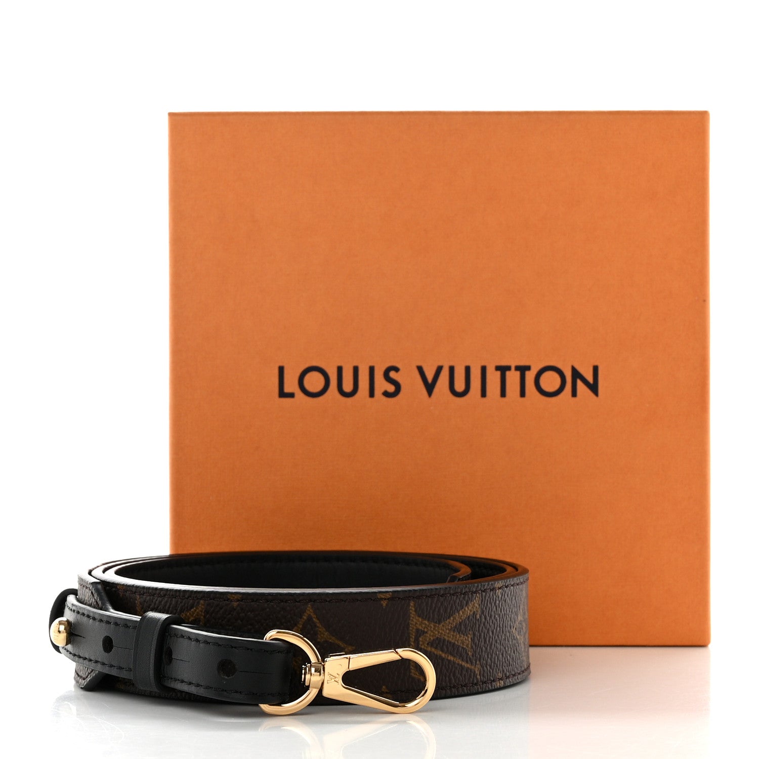 Louis Vuitton Monogram Bandouliere Shoulder Strap XL Black 6 of 6