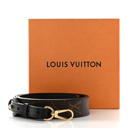 Louis Vuitton Monogram Bandouliere Shoulder Strap XL Black 6 of 6