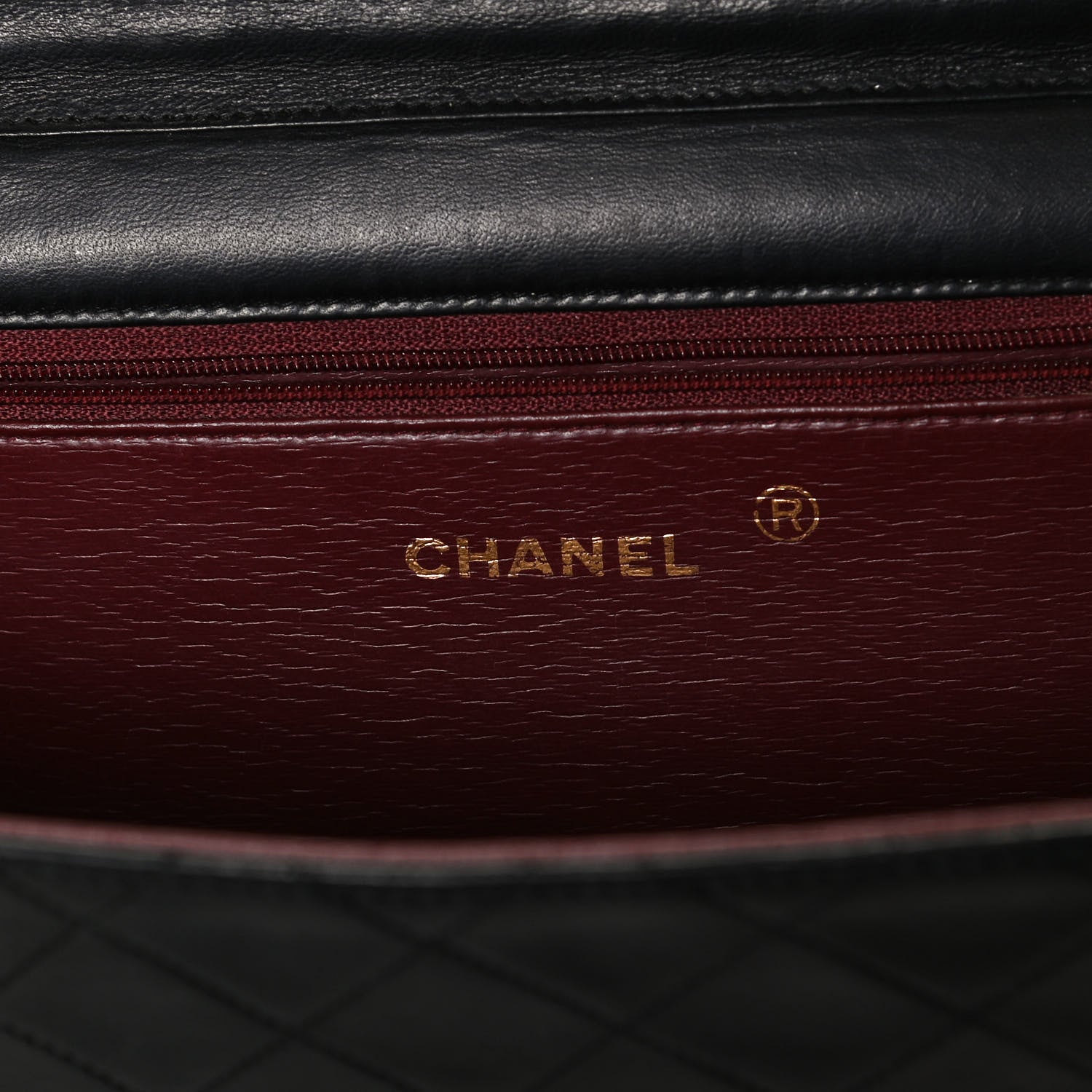 Chanel Lambskin Quilted Medium Single Flap Black 6 of 11