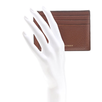 Burberry Vintage Check Money Clip Card Case Brown 2 of 7