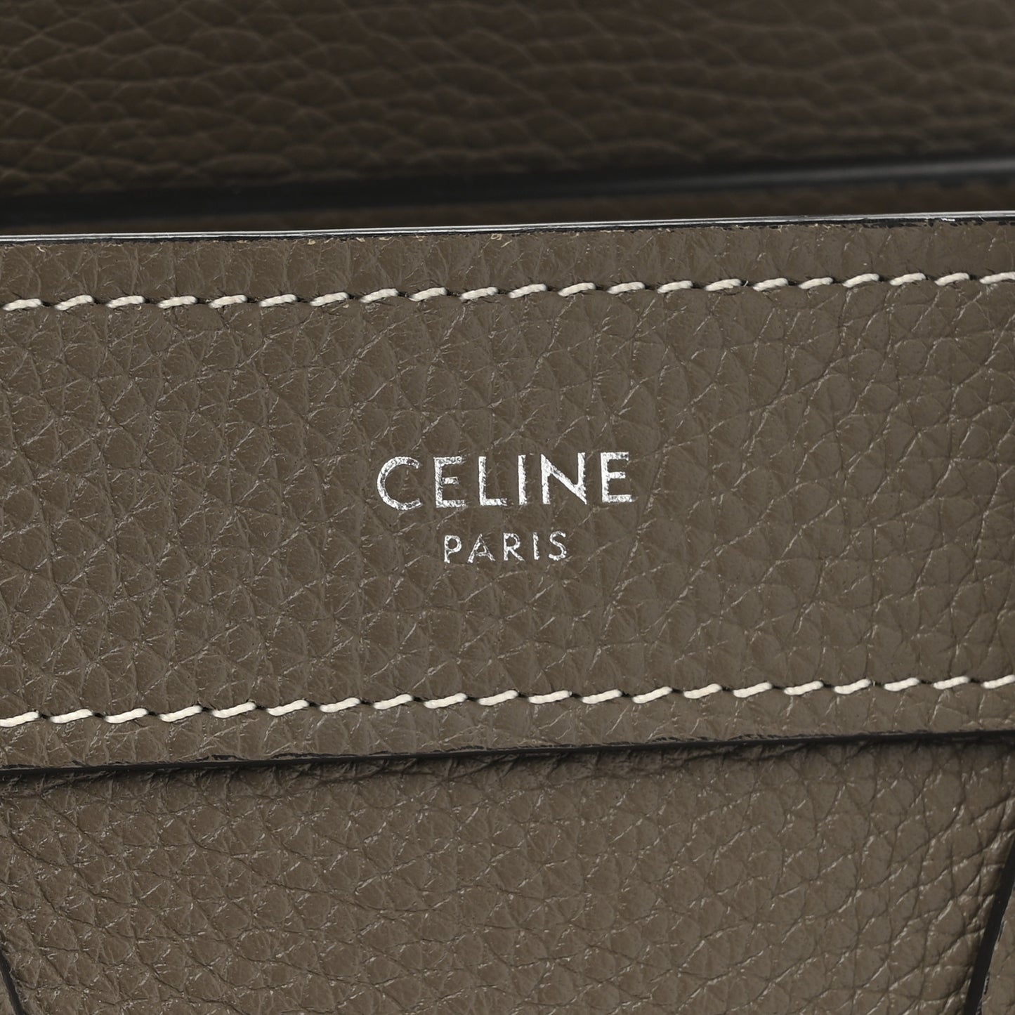 Drummed Calfskin Nano Luggage Souris