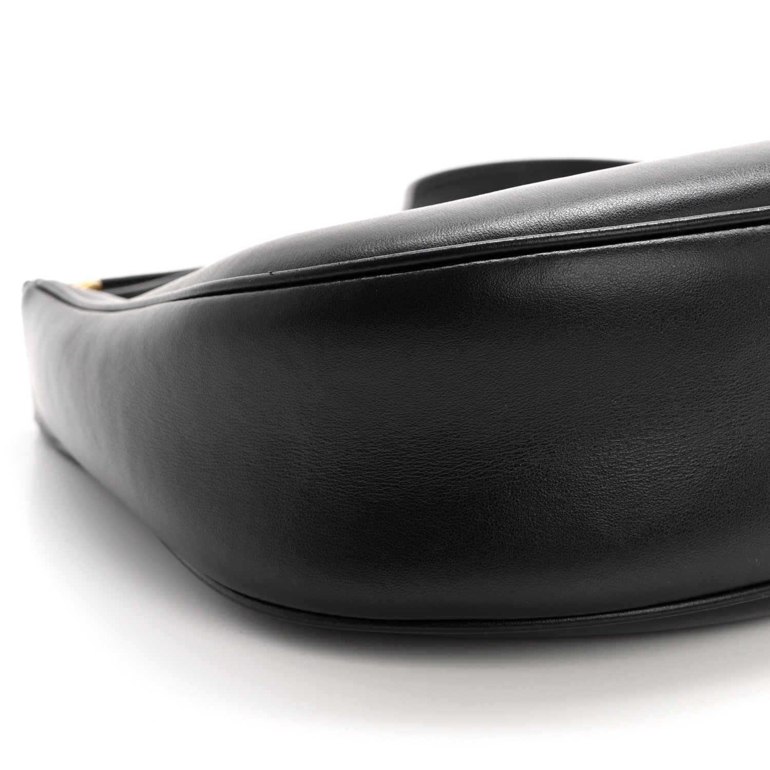 Celine Smooth Calfskin Medium Strap Ava Triomphe Shoulder Bag Black 8 of 11