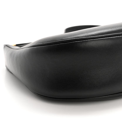 Celine Smooth Calfskin Medium Strap Ava Triomphe Shoulder Bag Black 8 of 11