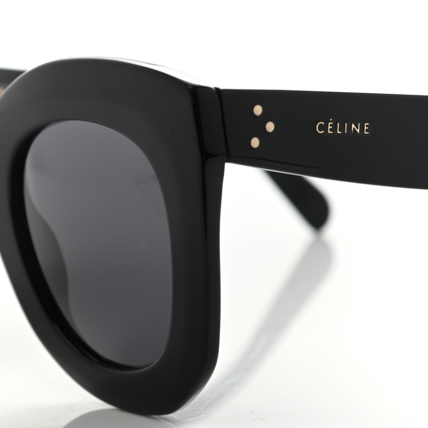 Celine Acetate Marta Sunglasses CL 41093/S Black 7 of 7