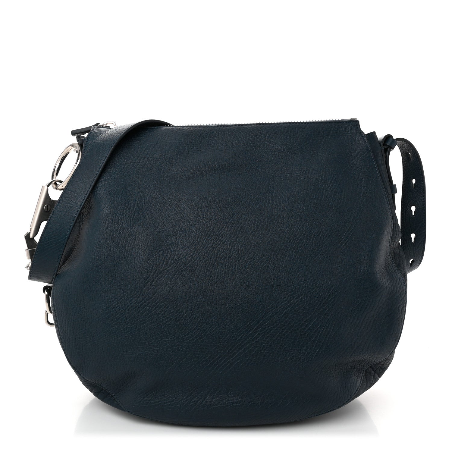 Burberry Calfskin Medium Knight Bag Navy 1 of 9