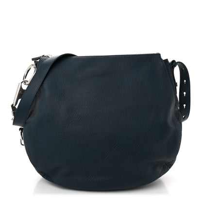 Burberry Calfskin Medium Knight Bag Navy 1 of 9