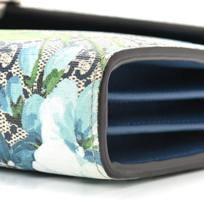 Gucci GG Supreme Monogram Blooms Mini Dionysus Chain Wallet Beige Blue Navy Vintage Blue 10 of 11