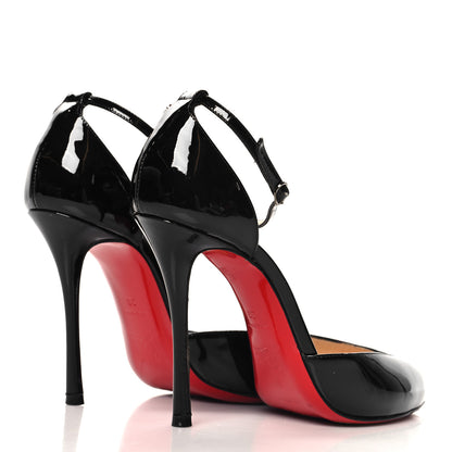Christian Louboutin Patent Dollyla 100 Pumps 38 Black 5 of 9