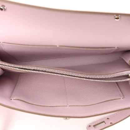 Hermes Evercolor Kelly To Go Wallet Mauve Pale 5 of 9