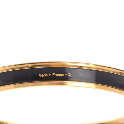 Hermes Enamel Narrow Printed Optique Chaine D'Ancre Bracelet 65 5 of 6