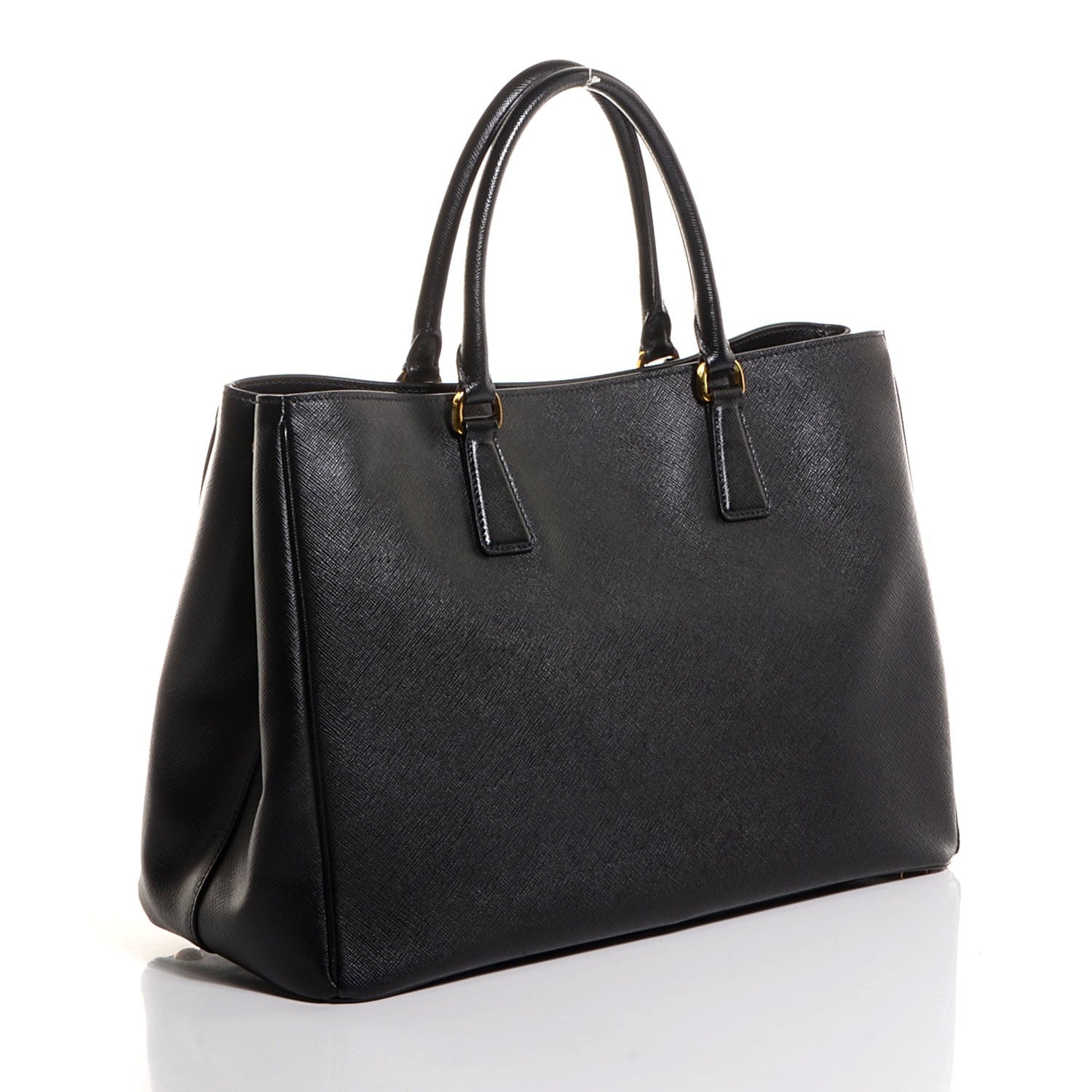 Prada Saffiano Lux Large Tote Nero Black 3 of 9
