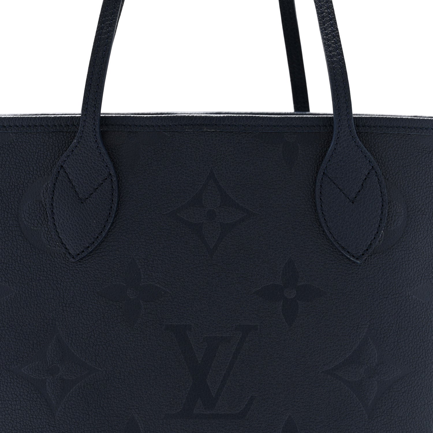Louis Vuitton Empreinte Monogram Giant Neverfull MM Navy 8 of 11