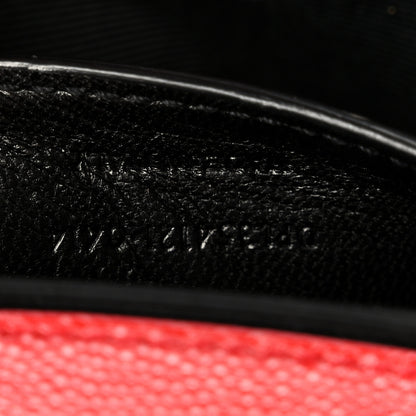 Saint Laurent Grain De Poudre Small Monogram Kate Satchel Red 9 of 11