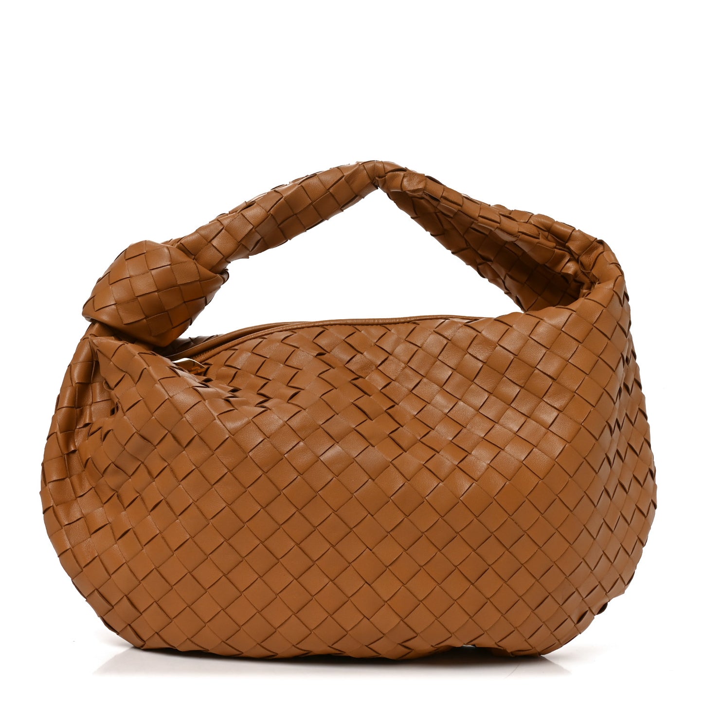 Nappa Intrecciato Small Jodie Caramel
