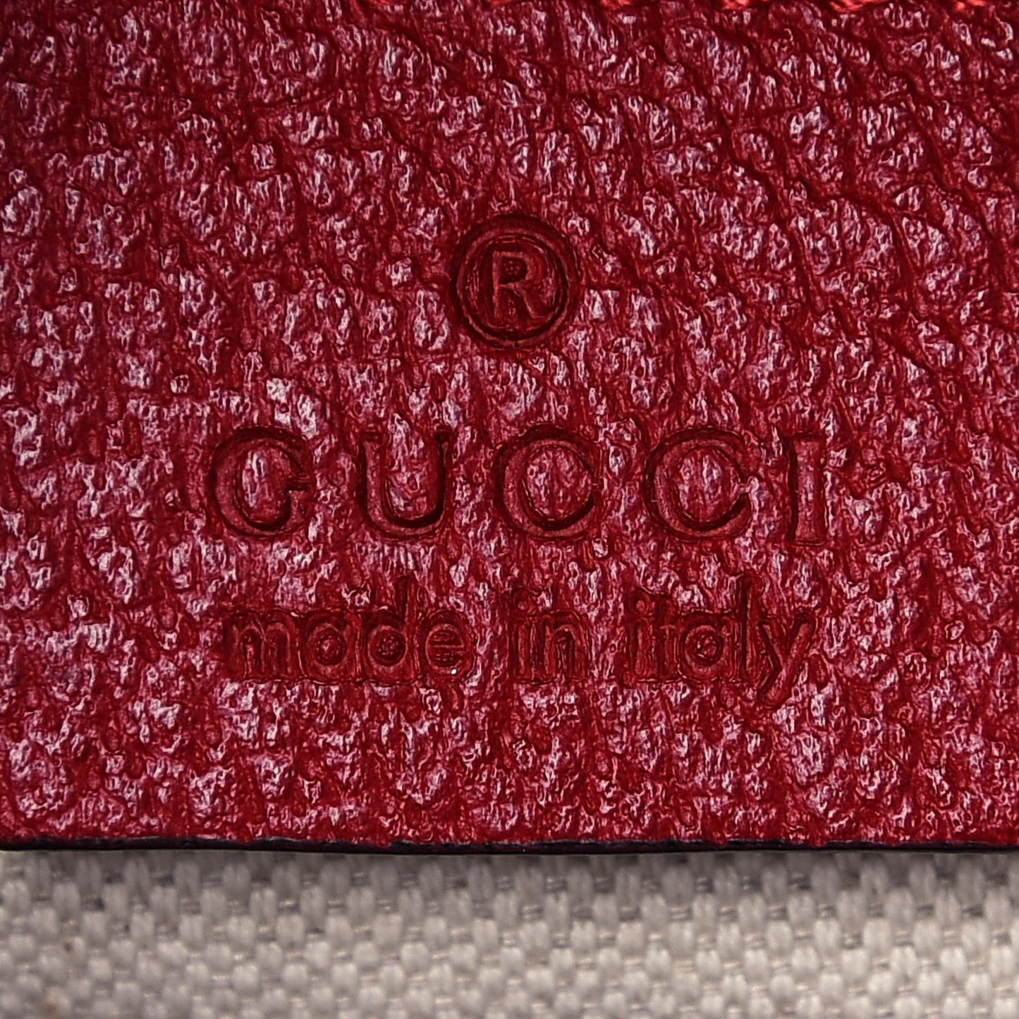 GG Supreme Monogram Web Bosco Patch Dome Backpack Beige Malva Hibiscus Red