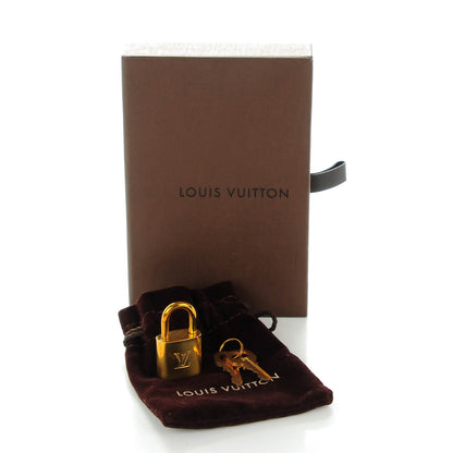 Louis Vuitton Brass Lock and Key Set #316 4 of 4