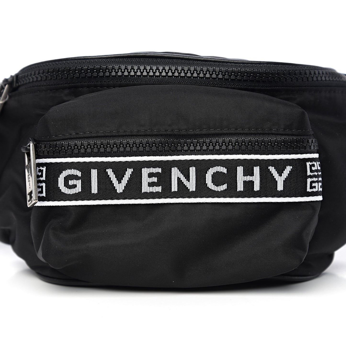 Nylon Light 3 Bum Bag Black White