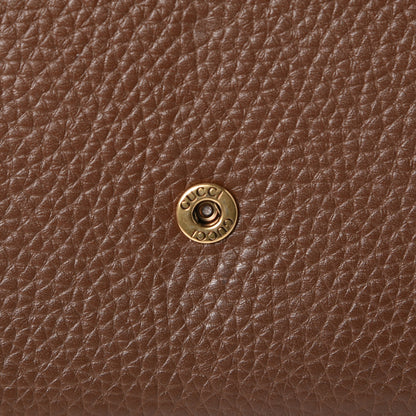 Gucci Cellarius Calfskin GG Marmont Chain Wallet Nut Brown 11 of 13