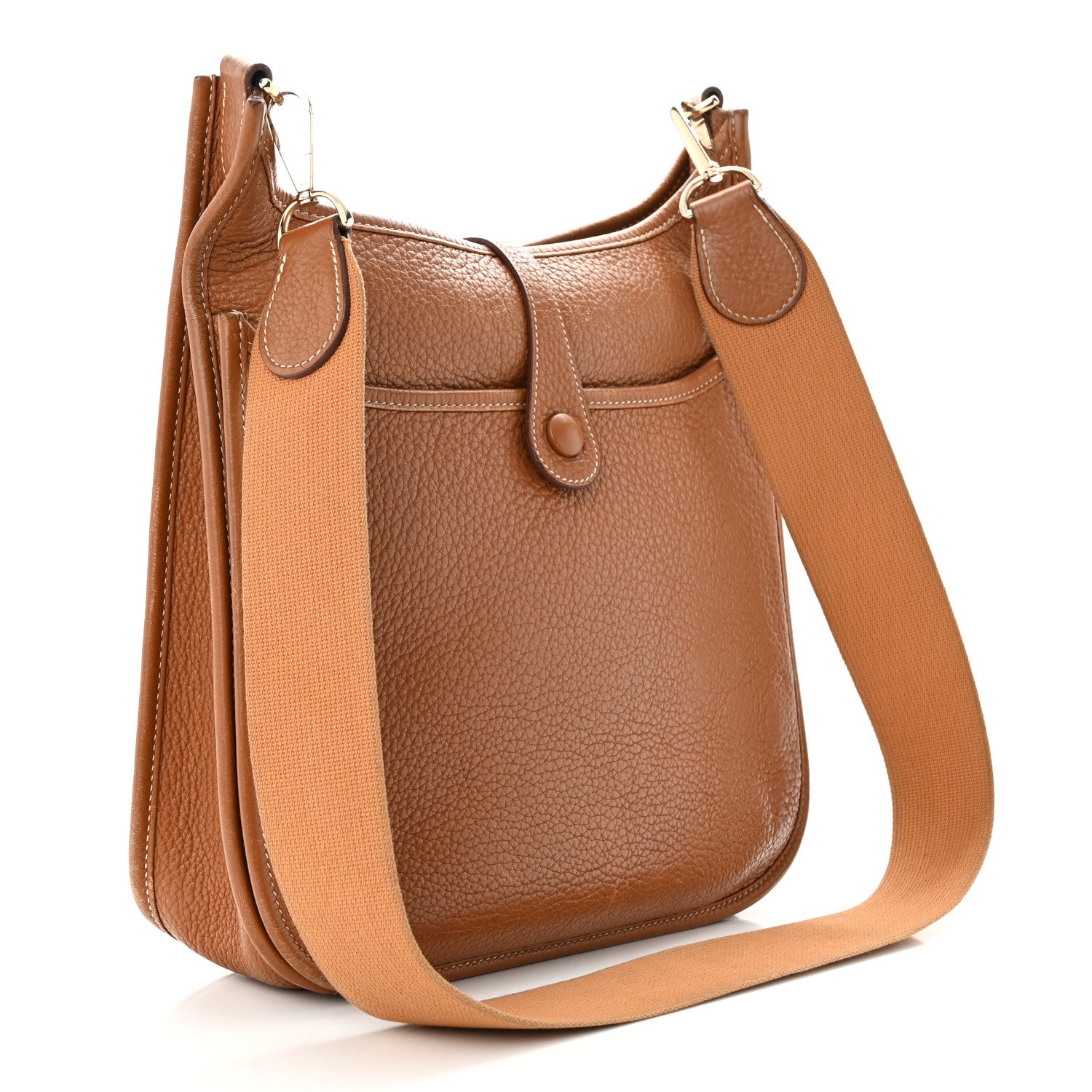 Hermes Taurillon Clemence Evelyne II PM Gold 3 of 13