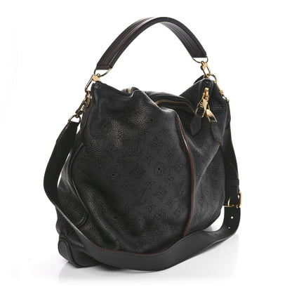 Louis Vuitton Mahina Selene MM Black 3 of 9