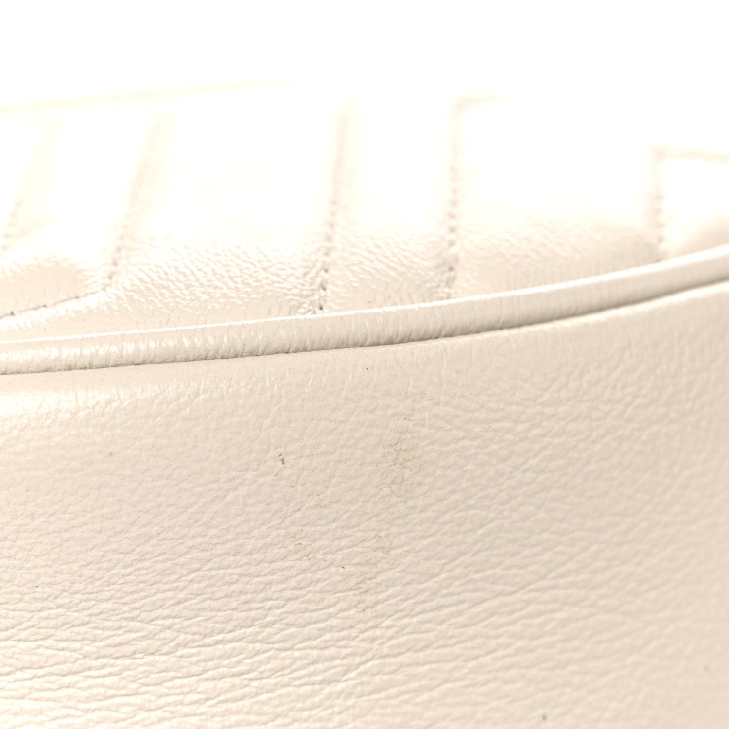 Gucci Calfskin Matelasse Mini GG Marmont Round Shoulder Bag White 12 of 14