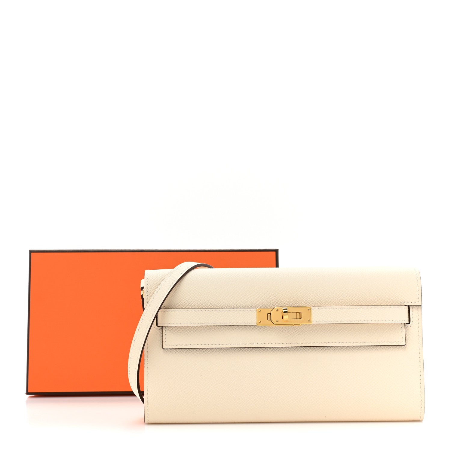Hermes Epsom Verso Kelly Wallet To Go Nata Sesame 11 of 11