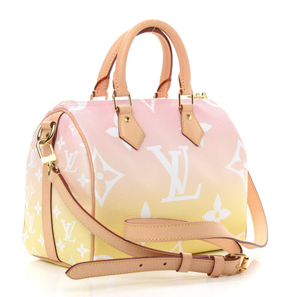Louis Vuitton Monogram Giant By The Pool Speedy Bandouliere 25 Light Pink 3 of 8