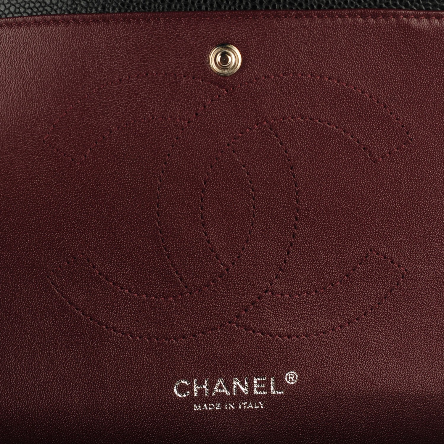 Chanel Caviar Quilted Jumbo Double Flap Black 7 of 9