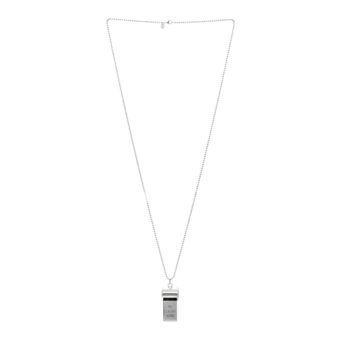 Sterling Silver 1837 Whistle Pendant Necklace