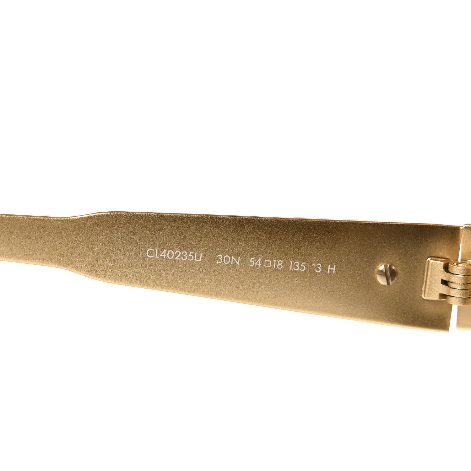 Celine Metal Triomphe 01 Sunglasses CL40235U Gold Green 6 of 6