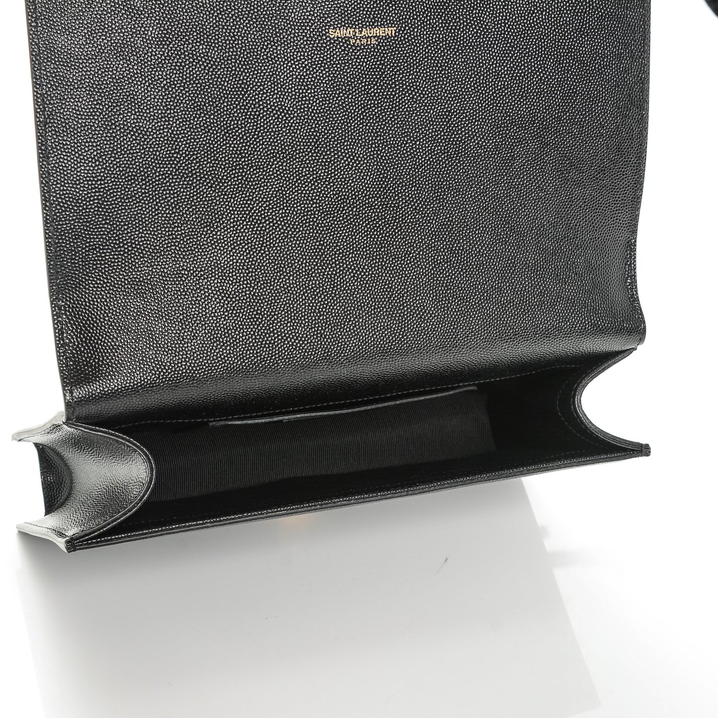 Grain De Poudre Classic Monogram Clutch Black